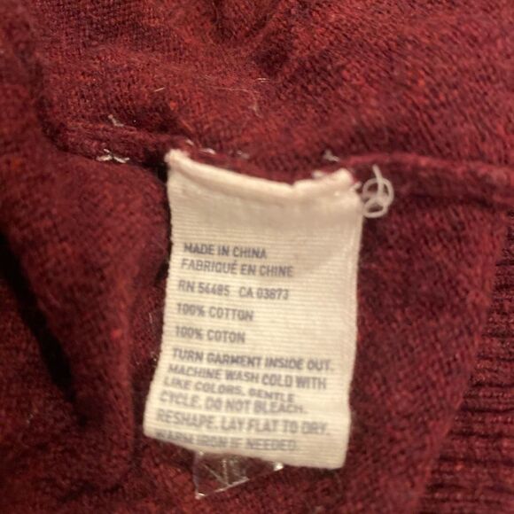 American Eagle V Neck Sweater Embroidered Logo - Picture 6 of 11